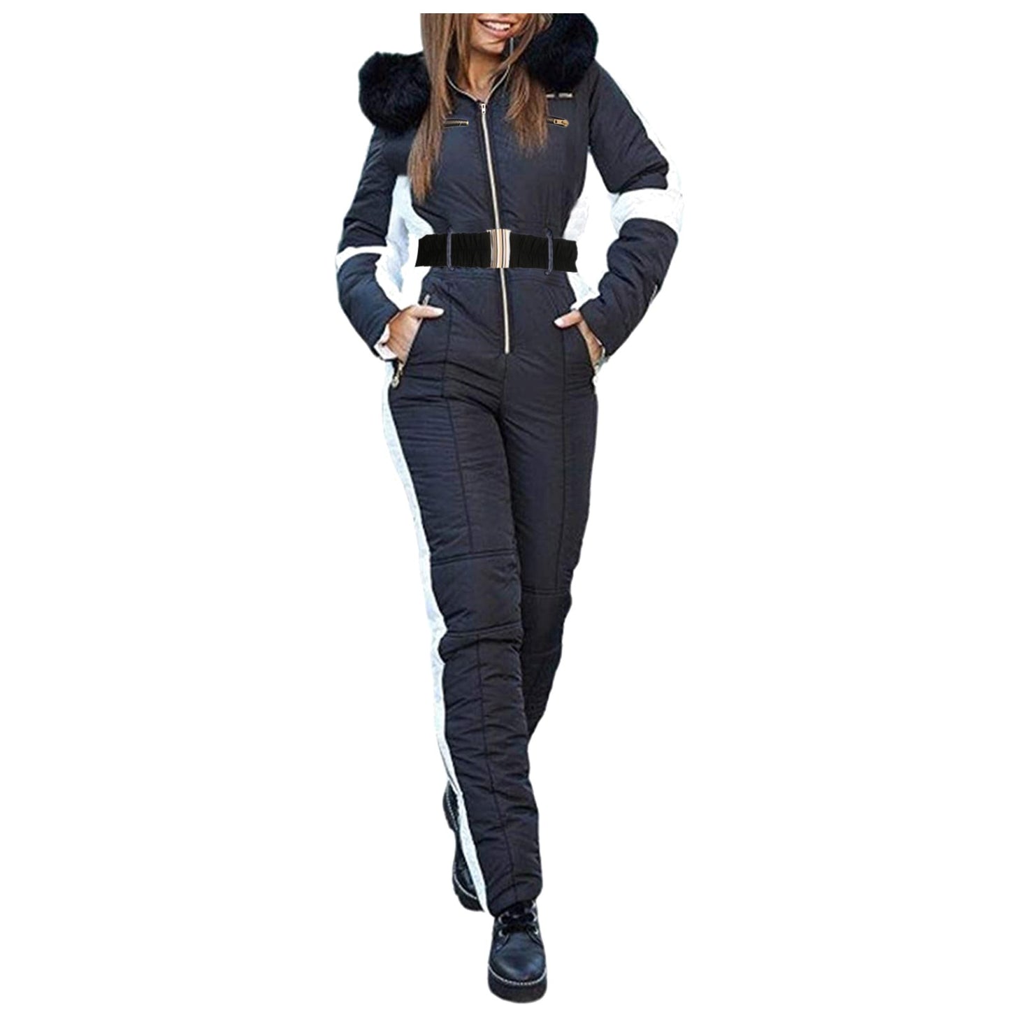 Women One Piece Ski Jumpsuit