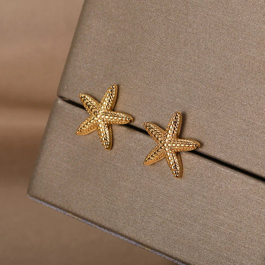 Minimal Starfish Earings