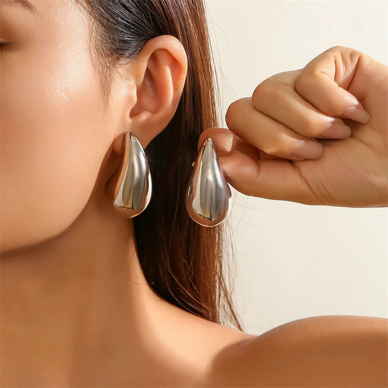 Chunky Waterdrop Earrings