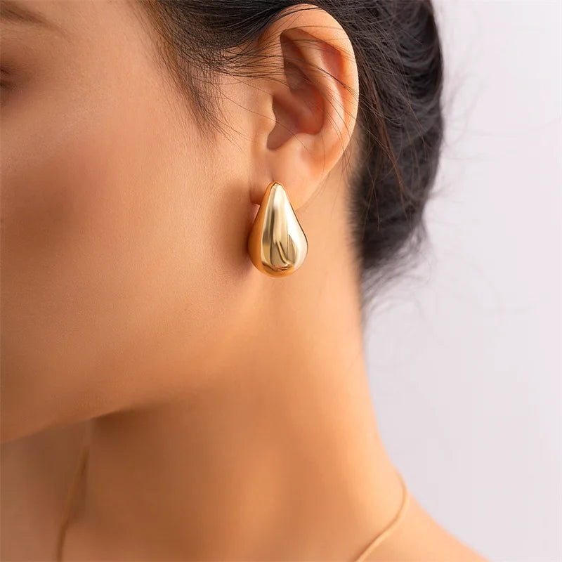 Chunky Waterdrop Earrings