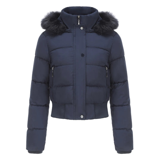 Short Coat With Detachable Hood