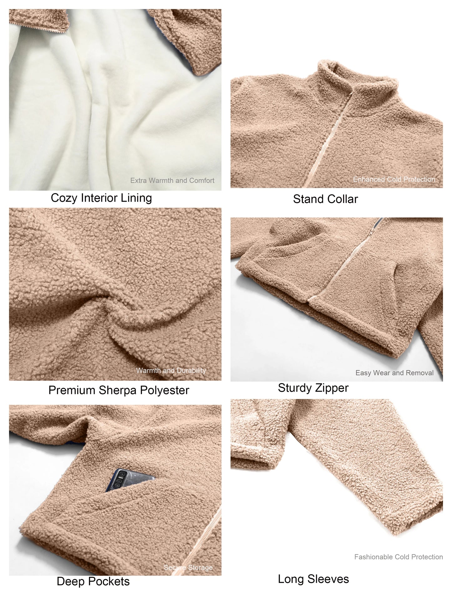 Women's Sherpa Cropped Jacket
