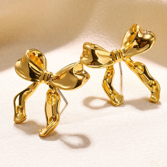 Bow Stud Nail Earring