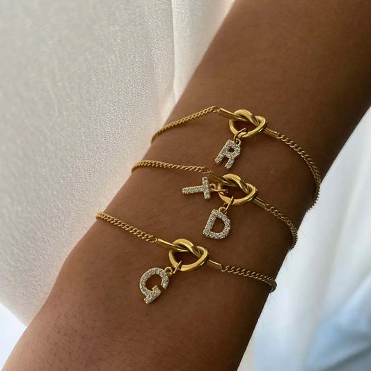 Letters Love Knot Bracelet