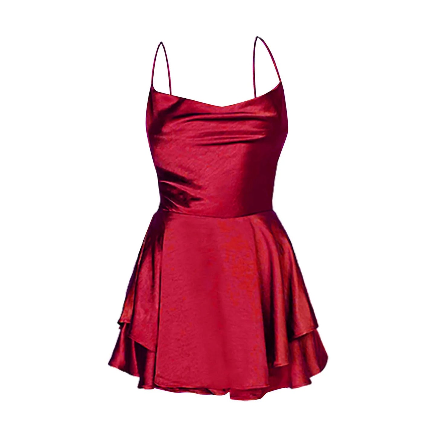 Satin Halter Dress